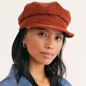 Free People Corduroy Conductor Hat